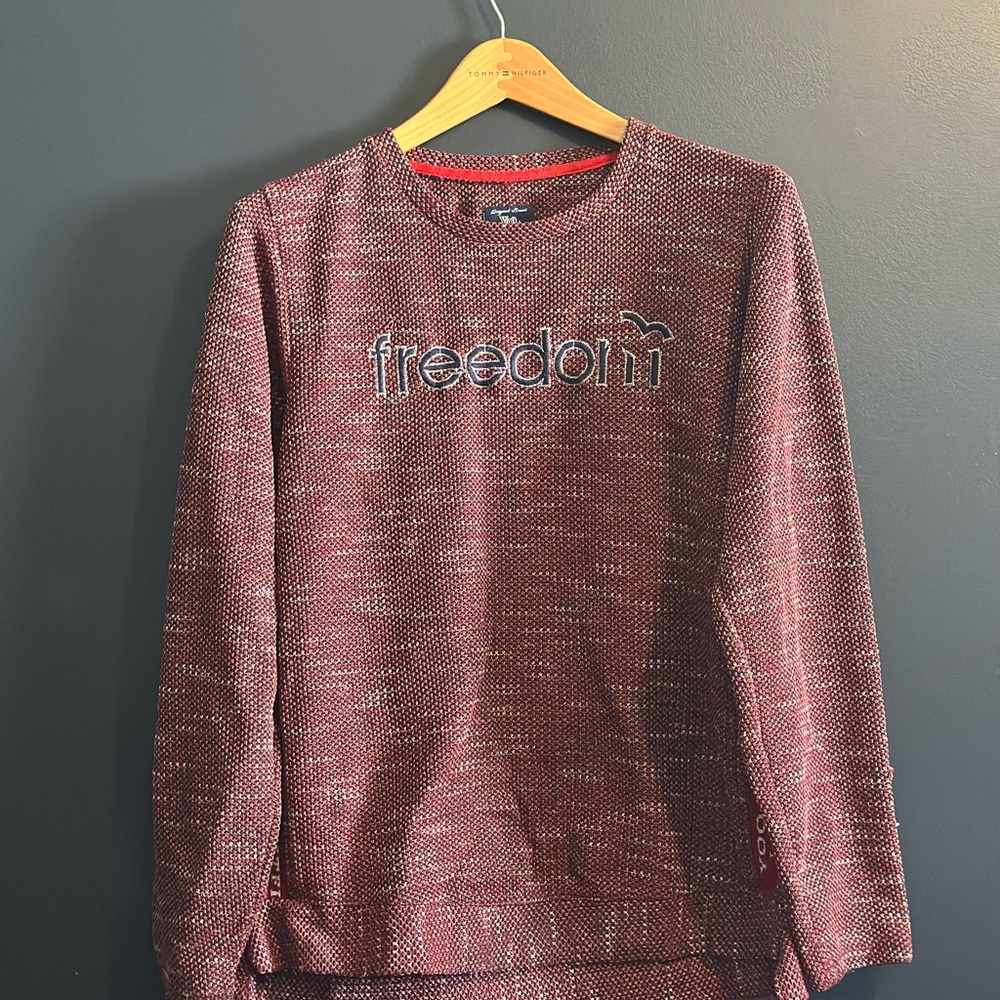 Maroon Crewneck Sweater for Men